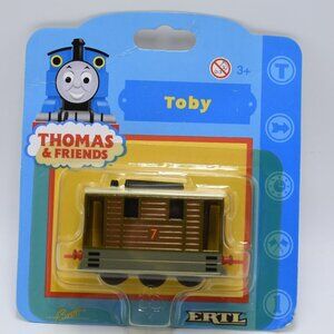 TOBY ERTL Diecast Train Thomas & Friends Wooden Railway Engine Train Sealed New